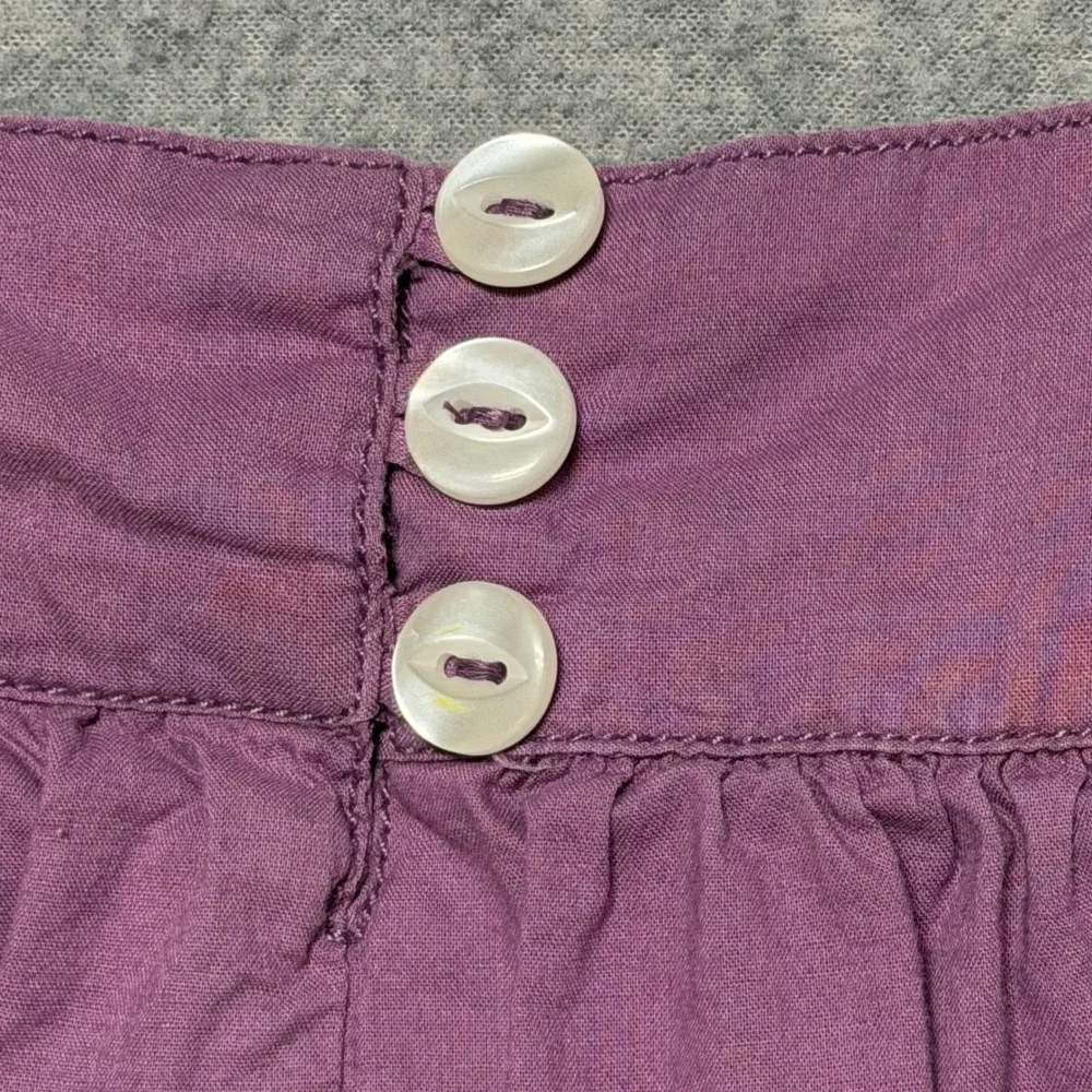 Mini Boden Girls Purple Cotton Lace Flutter Sleeve Dress Size‎ 4-5Y